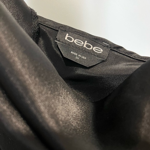 Bebe satiny midi slip dress Women’s 2XL - Picture 7 of 8